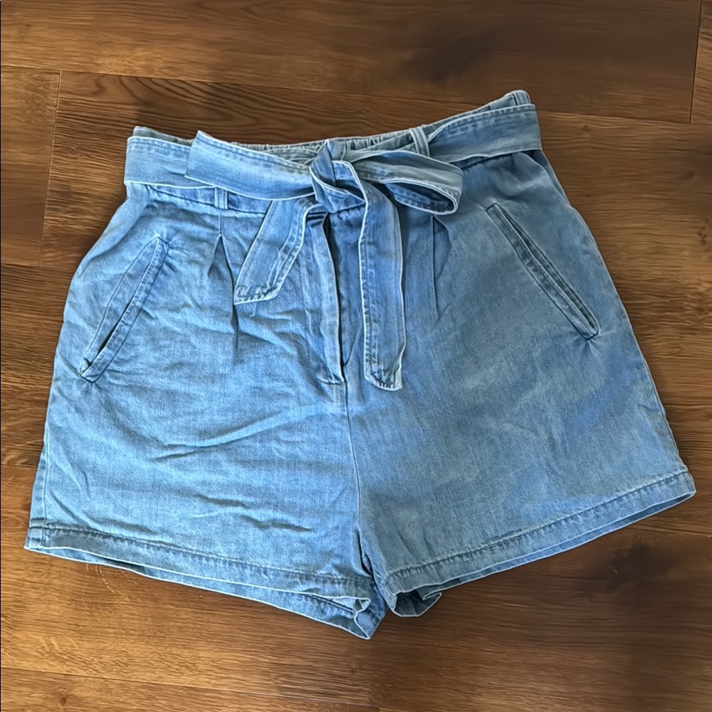 BB Dakota Denim Shorts with Tie Waist